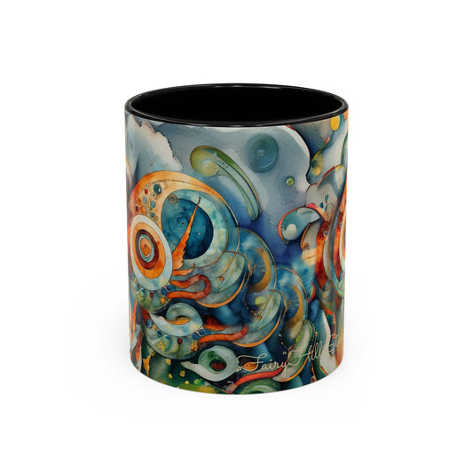 Whimsical Ocean-Themed Coffee Mug - 11 & 15oz Accent Mug for Sea Lovers