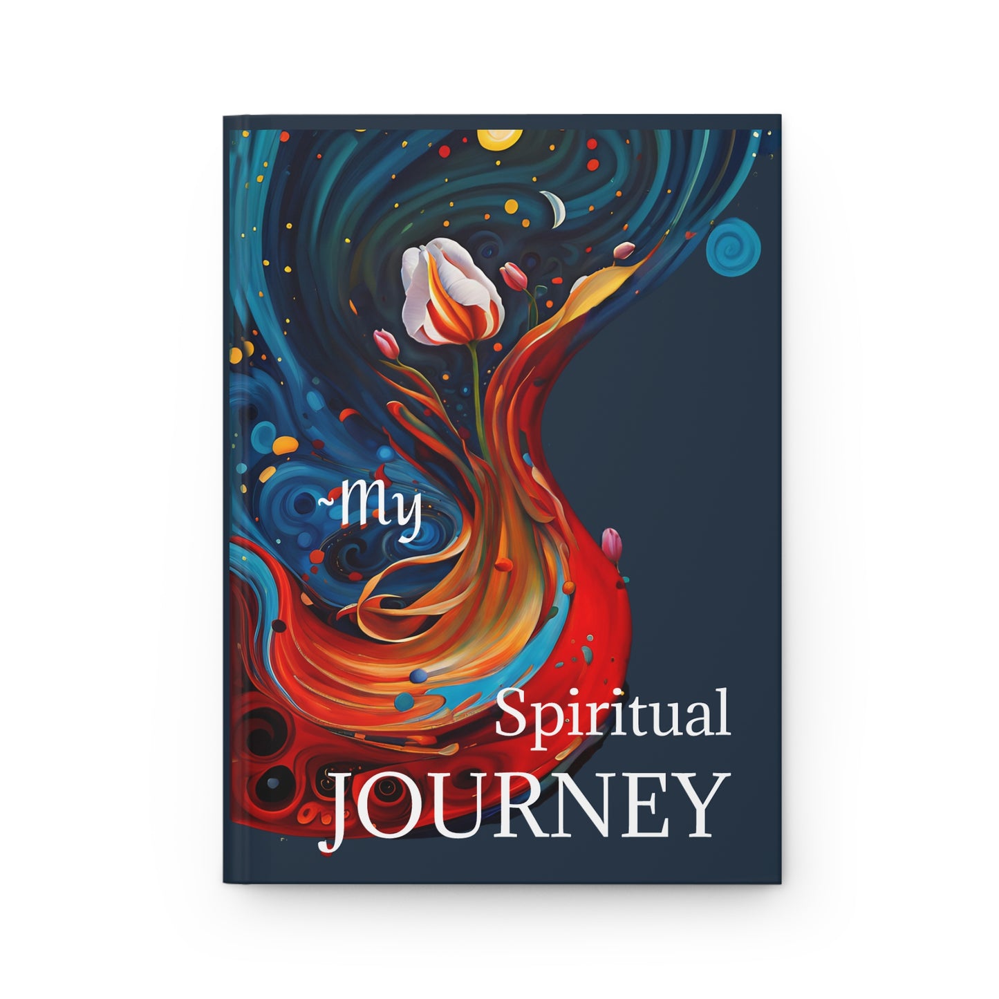 Rumi Spiritual Don't feel lonely.The entire world is inside you"Quote Hardcover Journal Art by Fairyhill Studio