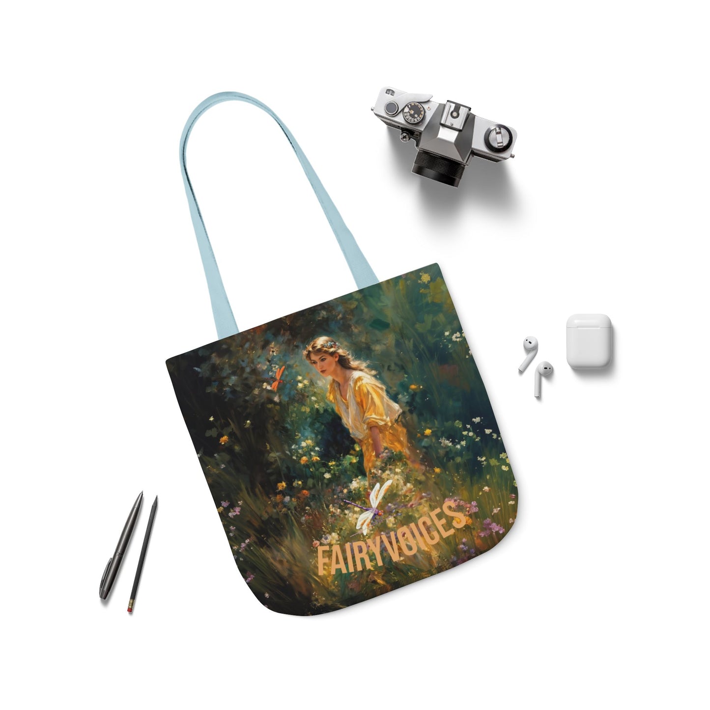 FAIRY VOICES - Canvas Tote Bag - Perfect for Beach Days, Eco-Friendly Shopping, and Summer Fun!