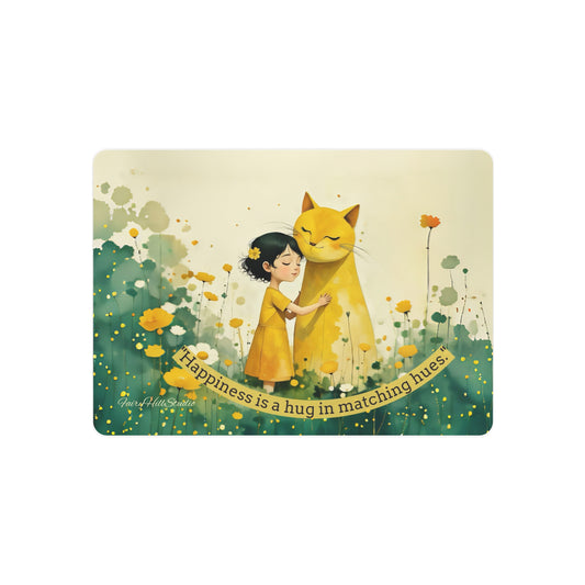 Whimsical Metal Art Sign - Perfect Gift for Cat Lovers, Home Decor, Friendship, Motivational Quotes, Kids Room Decoration