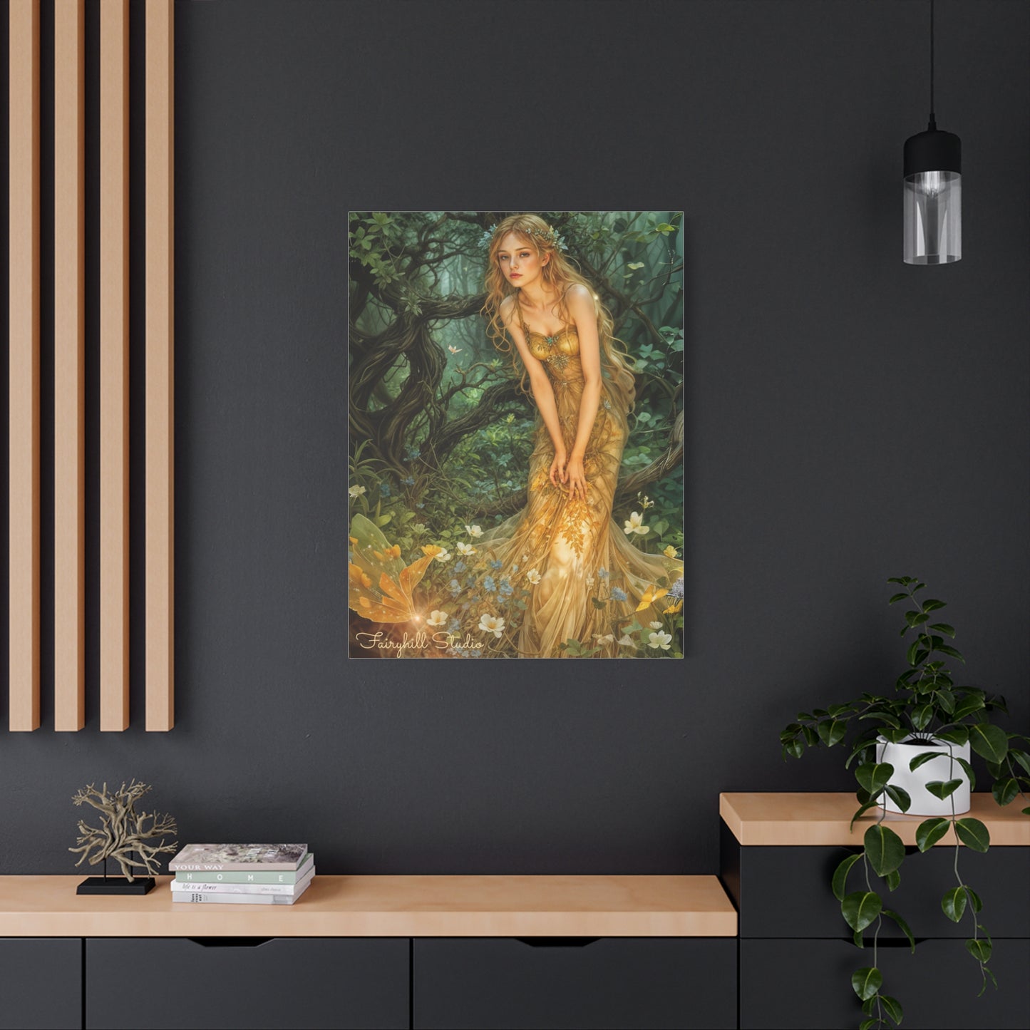 Canvas Print - Mid-Summer's Eve Fairy Forest Art by Fairyhill Studio