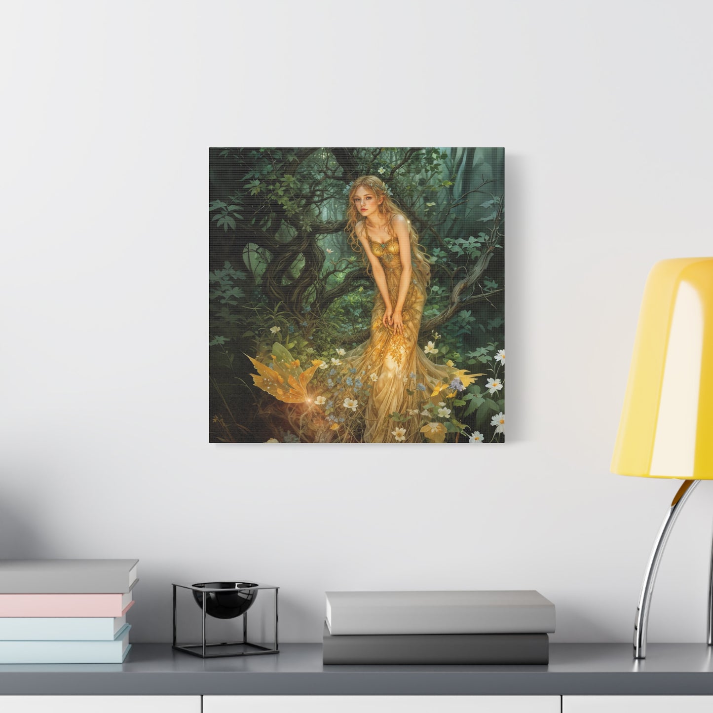 Canvas Print - Mid-Summer's Eve Fairy Forest Art by Fairyhill Studio