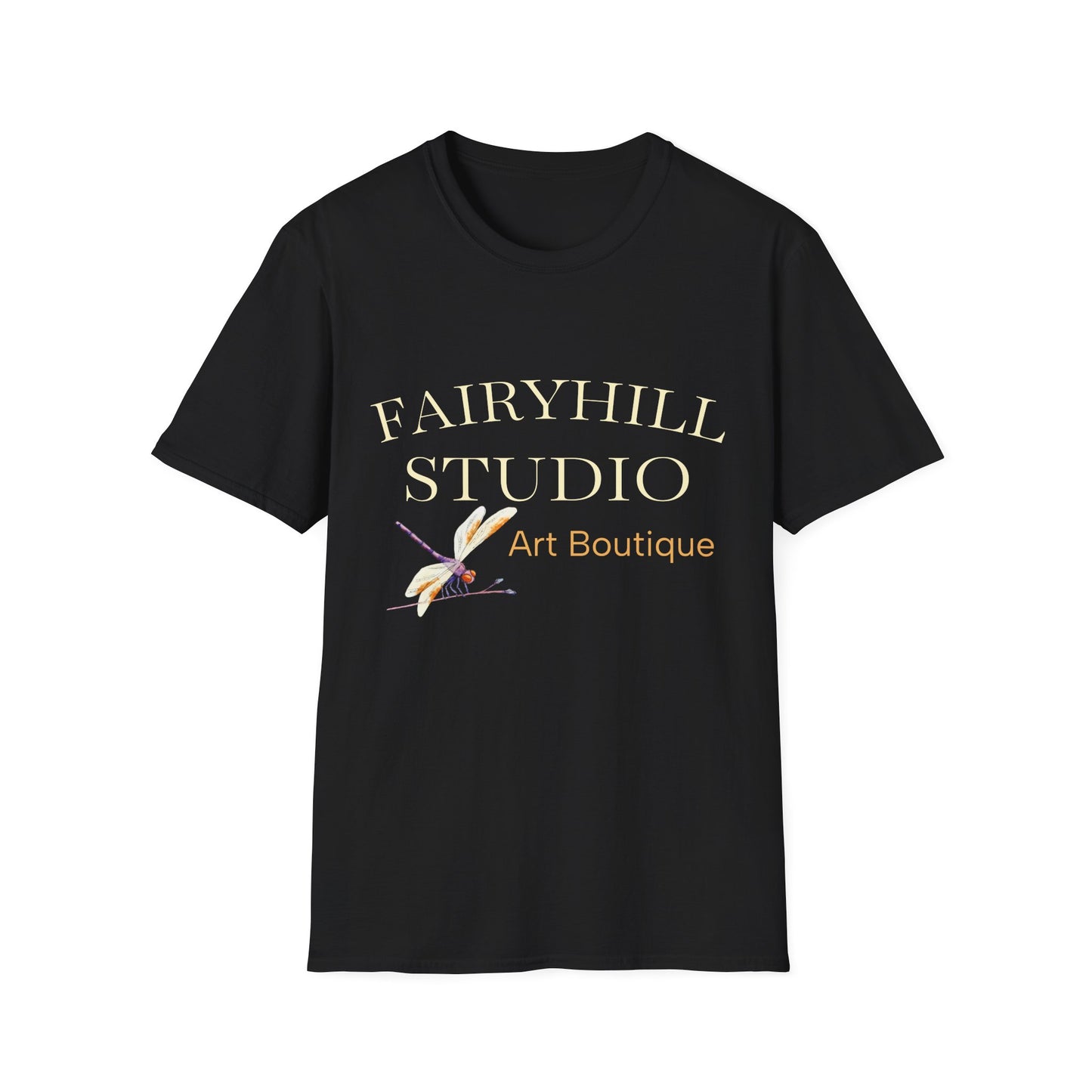 Unisex Softstyle T-Shirt with Retro Fairythili Design, Casual Wear, Graphic Tee, Gift Idea, Vintage Apparel