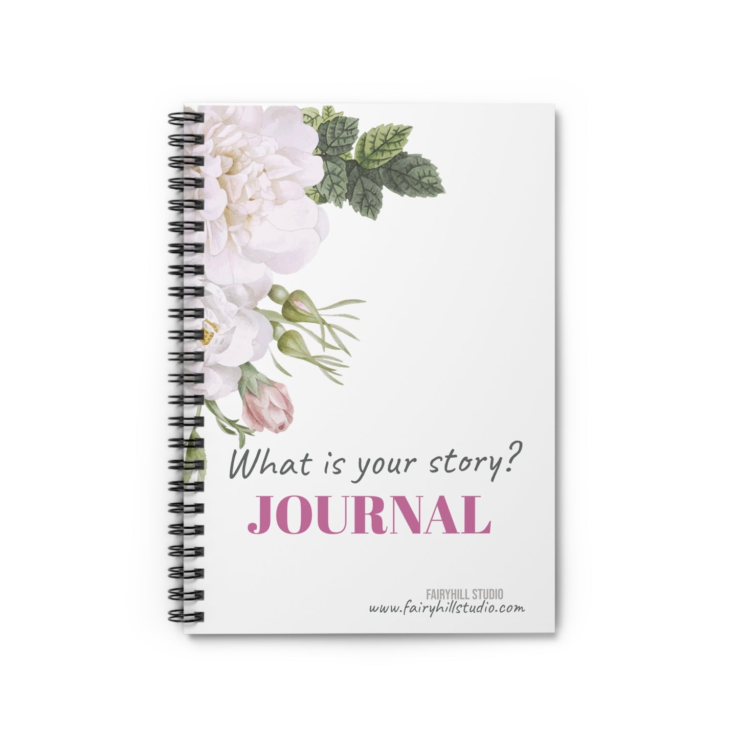 What is your Story? Spiral Notebook,Journal - Ruled Line