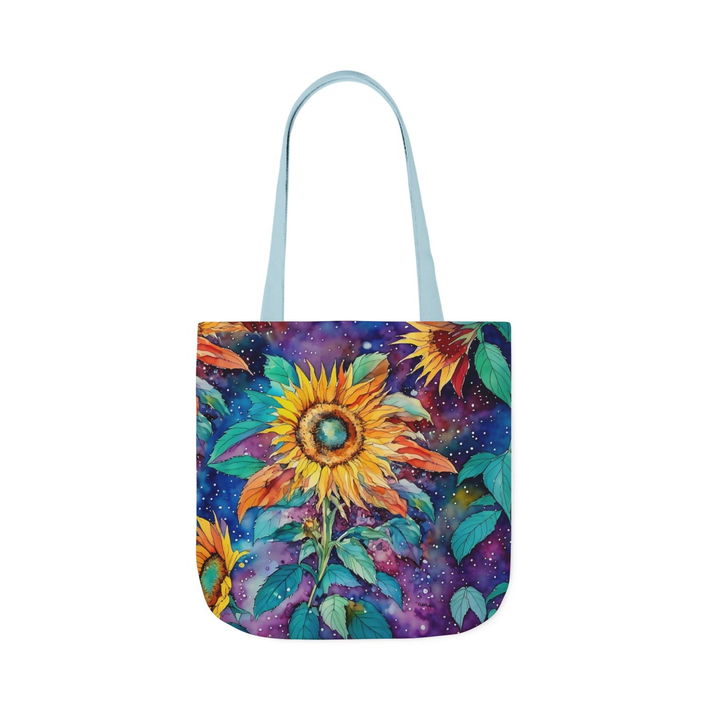 Colorful nature-Inspired Canvas Tote Bag - Perfect for Beach Days, Eco-Friendly Shopping, and Summer Fun!