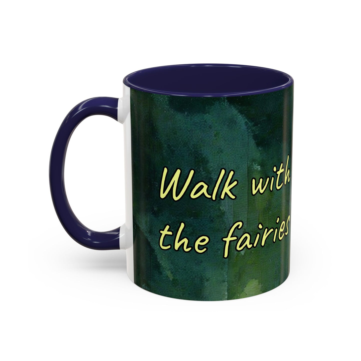 Sleeping Fairy -Themed Coffee Mug with a quote - 11 & 15oz Accent Mug for Fairy/coffee Lovers