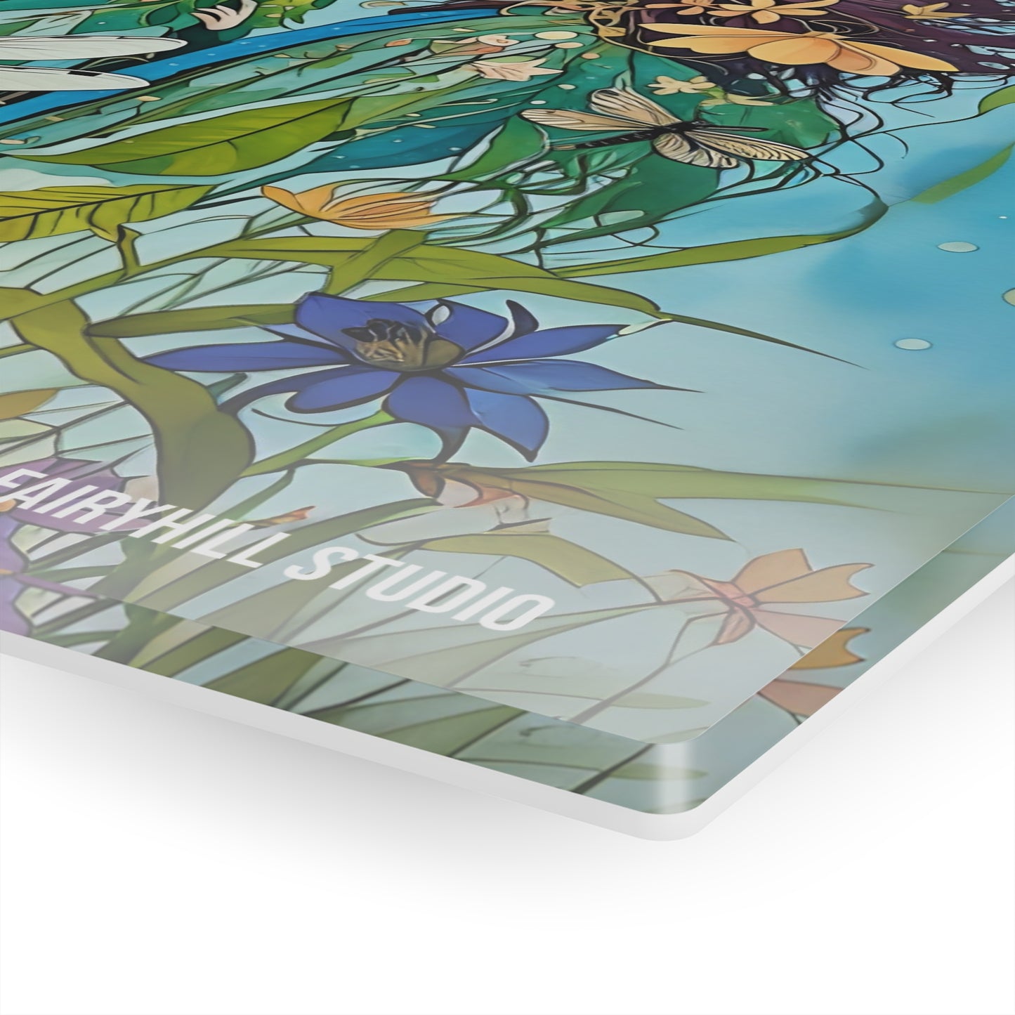 Acrylic Prints | Good Friendship Inspirational Art featuring two sisters or covered in flowers