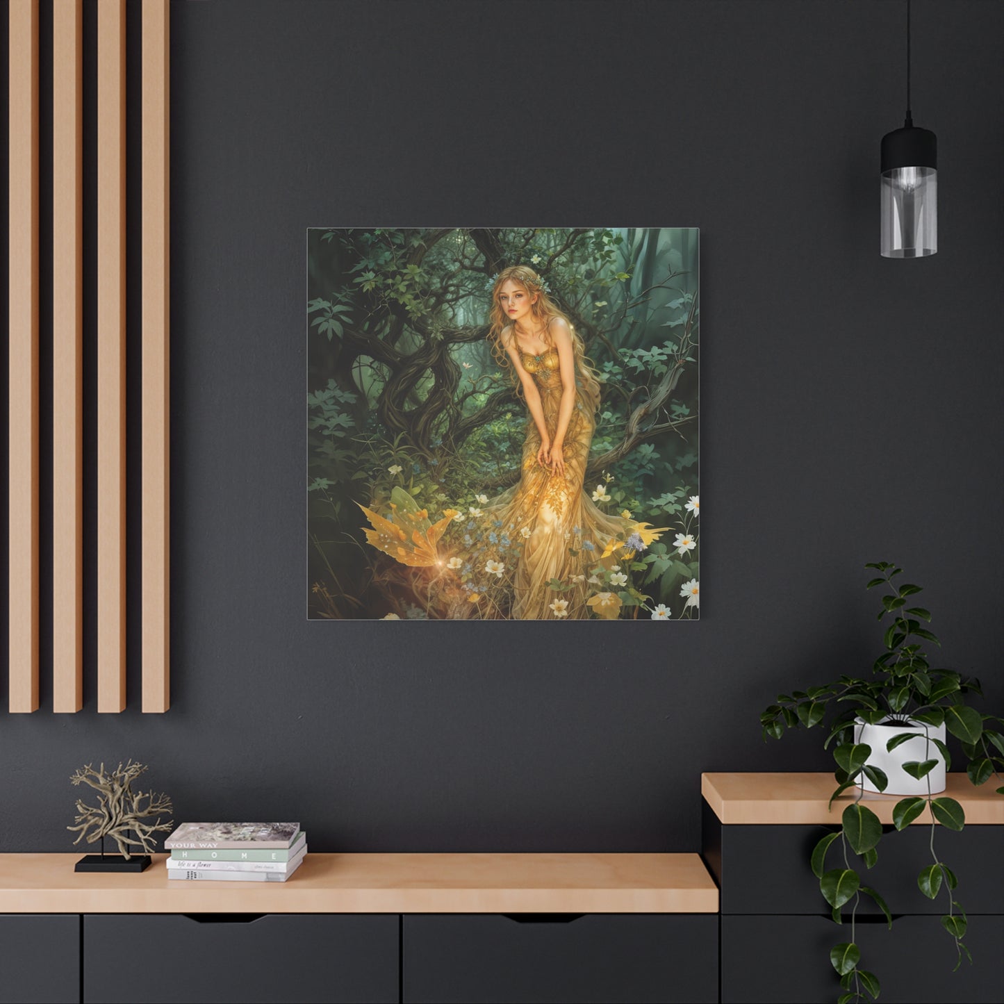Canvas Print - Mid-Summer's Eve Fairy Forest Art by Fairyhill Studio