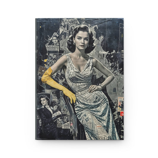 Vintage Hollywood Star Hardcover Journal