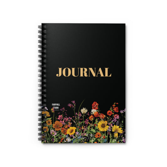 Wild flowers Spiral Notebook - Ruled Line