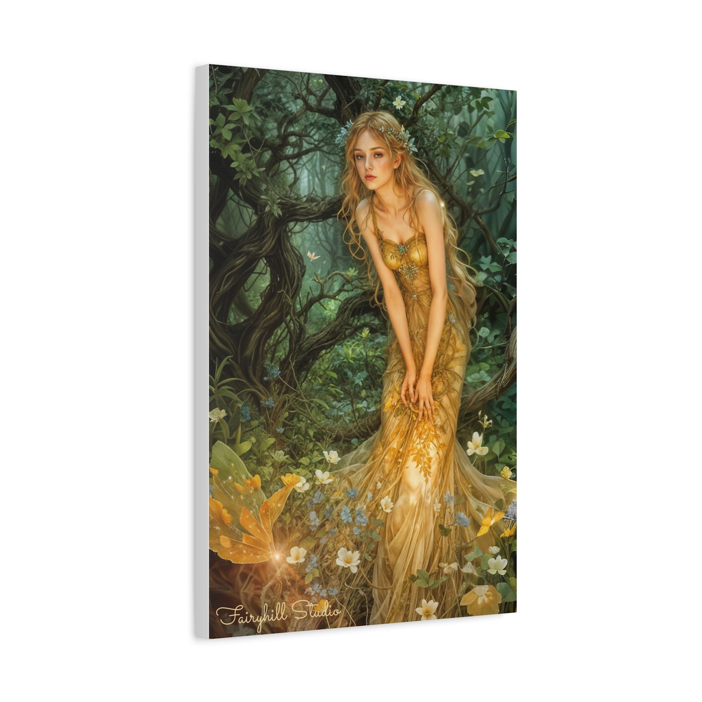 Canvas Print - Mid-Summer's Eve Fairy Forest Art by Fairyhill Studio