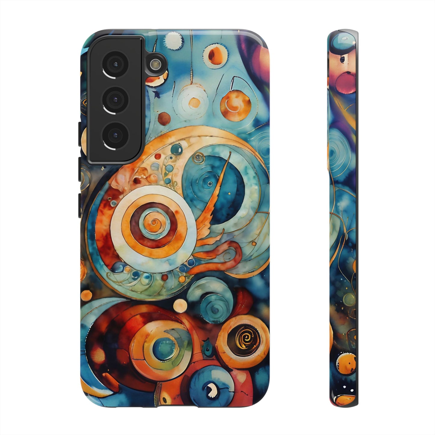 Phone Cases - Beautiful Abstract Circular Art Design