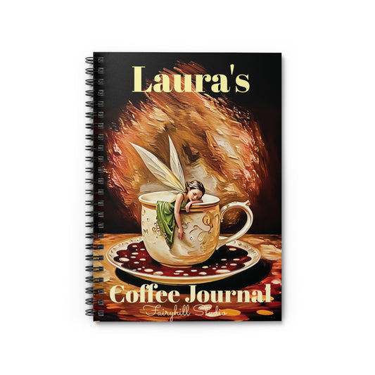 Fairy Coffee Spiral Notebook - Ruled Line