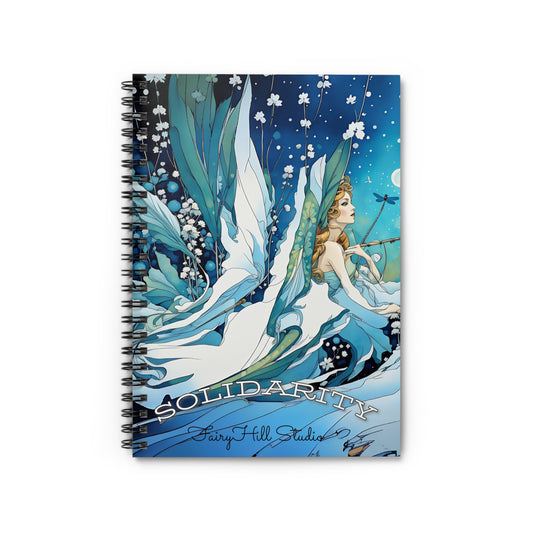 Spiral Notebook - Winter Fairy Illustration