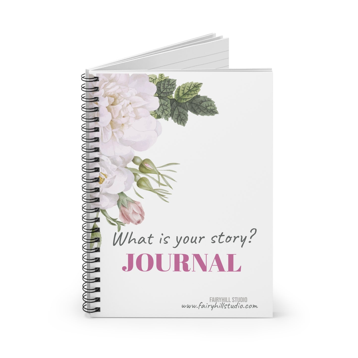 What is your Story? Spiral Notebook,Journal - Ruled Line