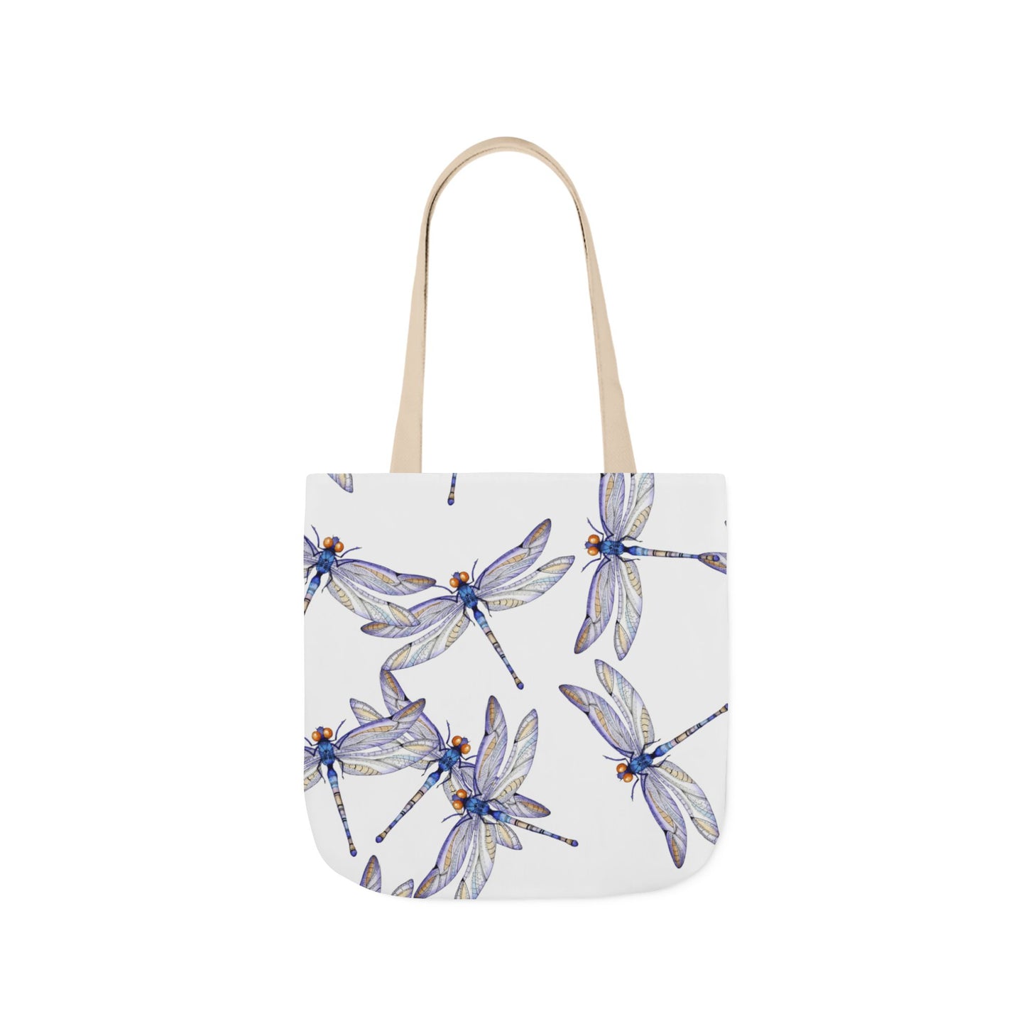 Colorful Dragonfly Inspired Canvas Tote Bag - Perfect for Beach Days, Eco-Friendly Shopping, and Summer Fun!