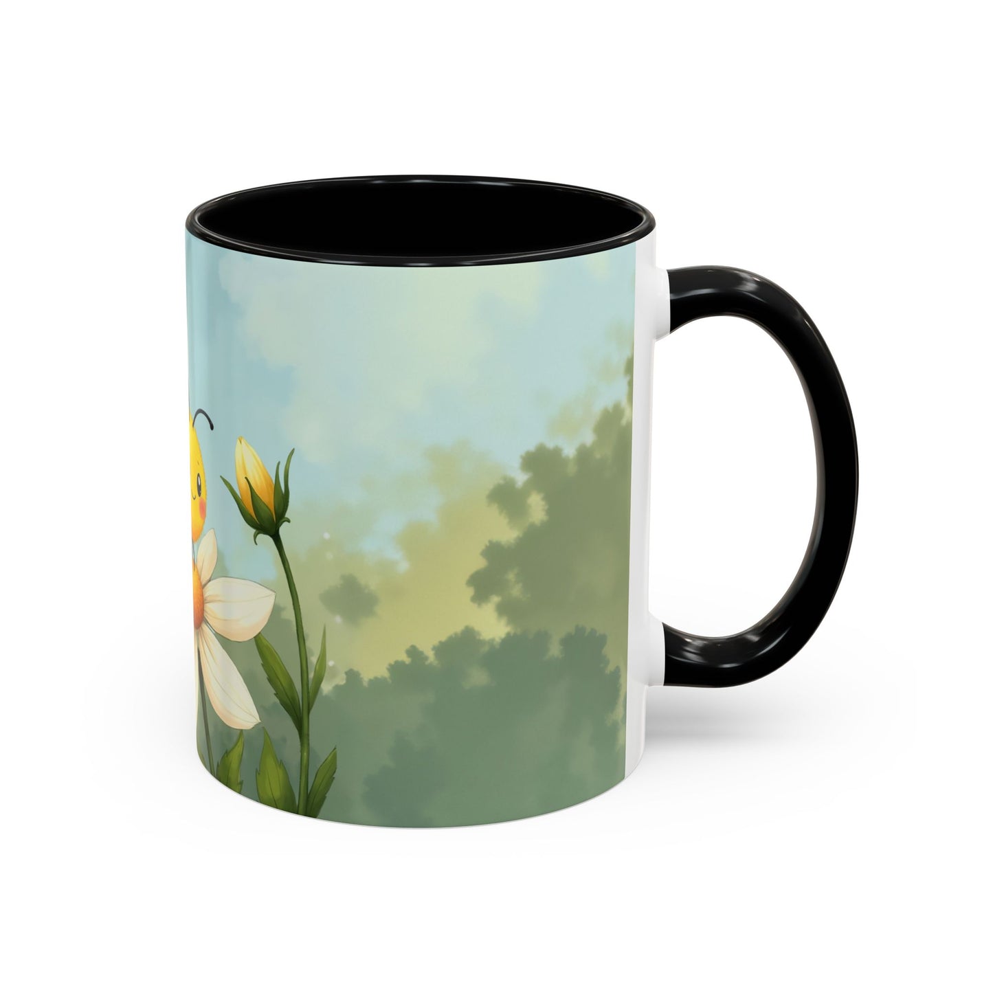 Garden Honey Bee-Themed Coffee Mug - 11 & 15oz Accent Mug for Fairy Lovers