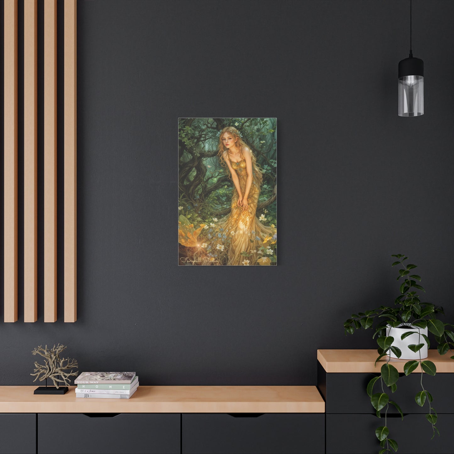 Canvas Print - Mid-Summer's Eve Fairy Forest Art by Fairyhill Studio