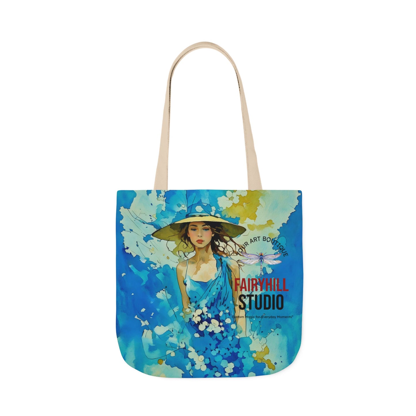 Colorful Summer vibes- Canvas Tote Bag - Perfect for Beach Days, Eco-Friendly Shopping, and Summer Fun!
