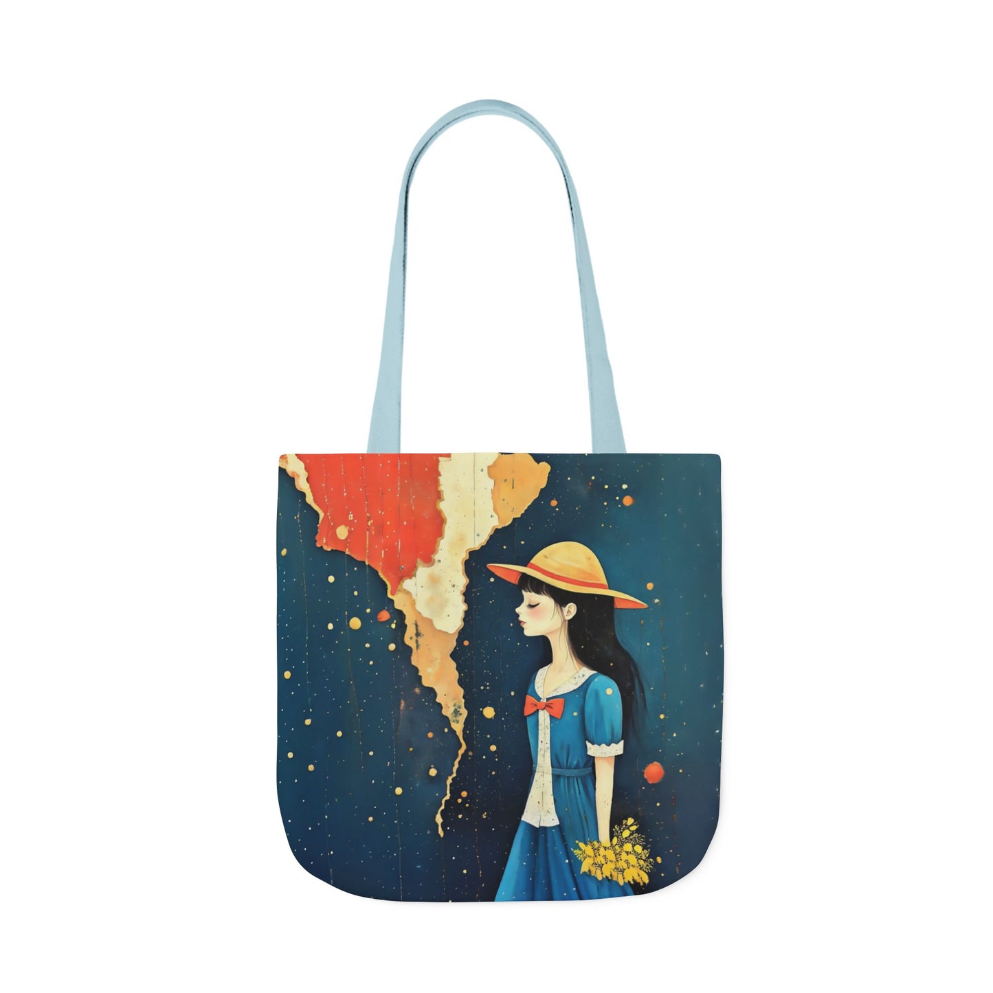 Colorful  travel -Inspired Canvas Tote Bag - Perfect for Beach Days, Eco-Friendly Shopping, and Summer Fun!