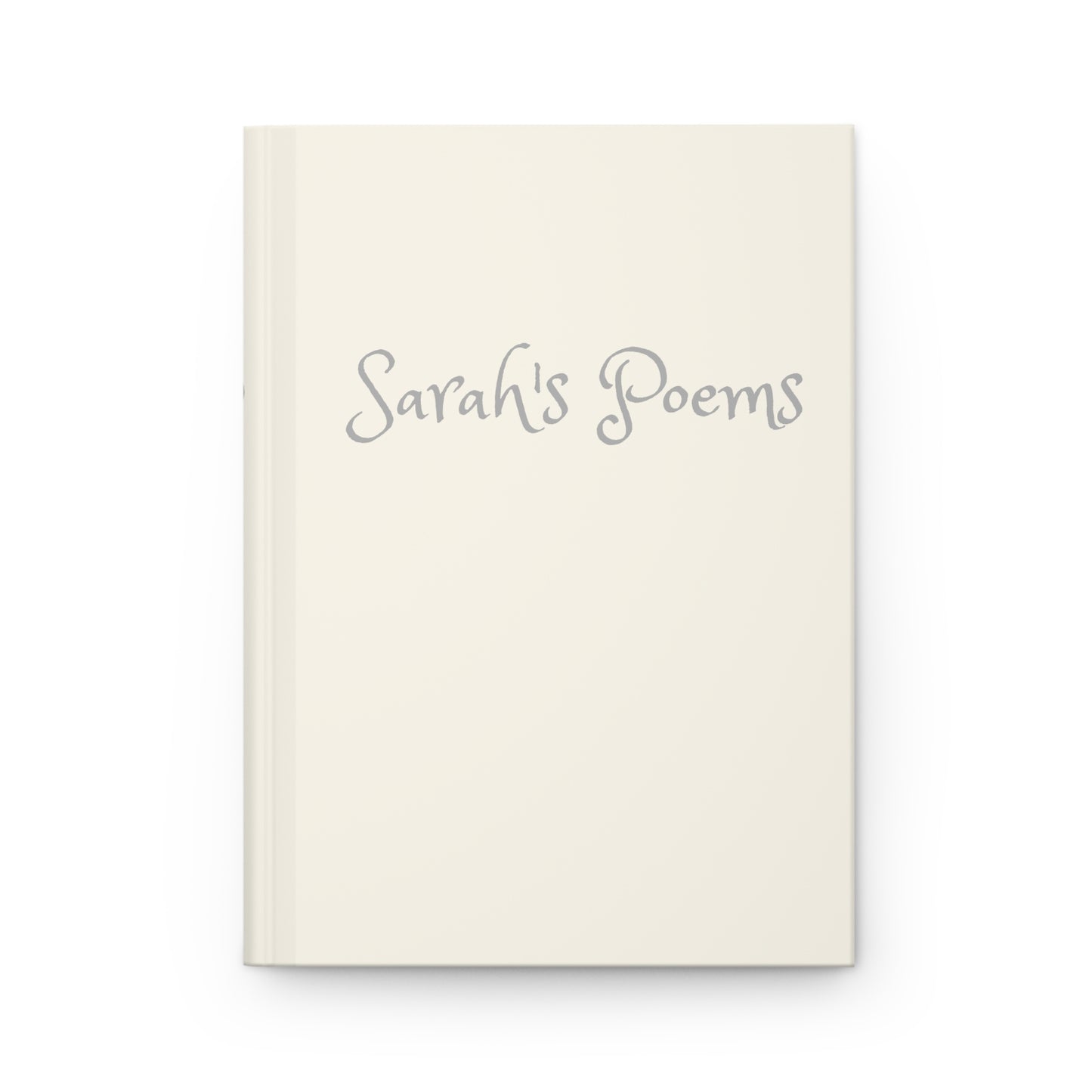 Custom Cream Hardcover Journal