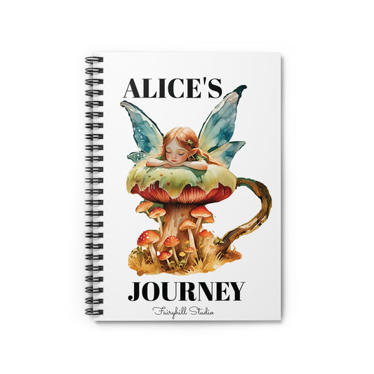 Mushroom Fairy personalized Spiral Notebook