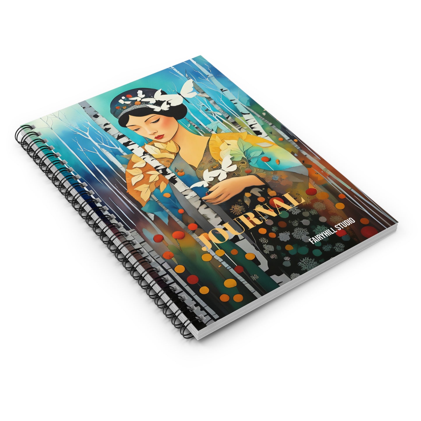 Birch trees  Journal Gift notebook - Journal Notebook Gift - Ruled Line