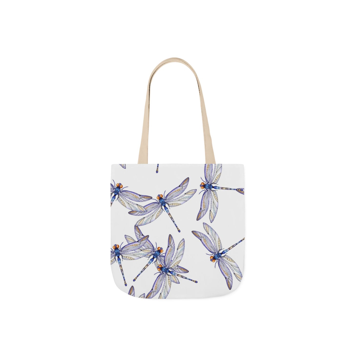 Colorful Dragonfly Inspired Canvas Tote Bag - Perfect for Beach Days, Eco-Friendly Shopping, and Summer Fun!