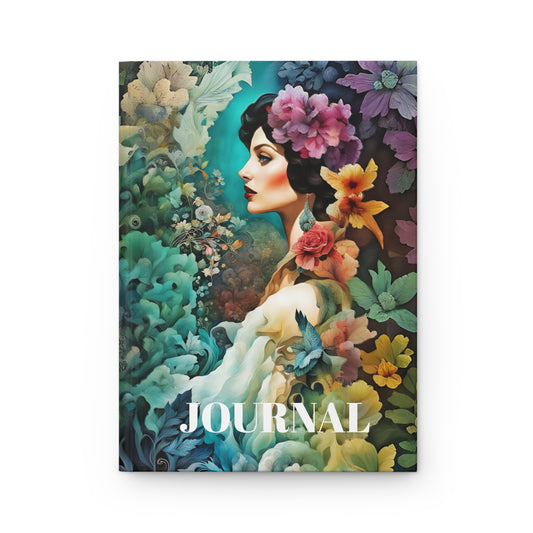 Hardcover Flower Garden Art Matte