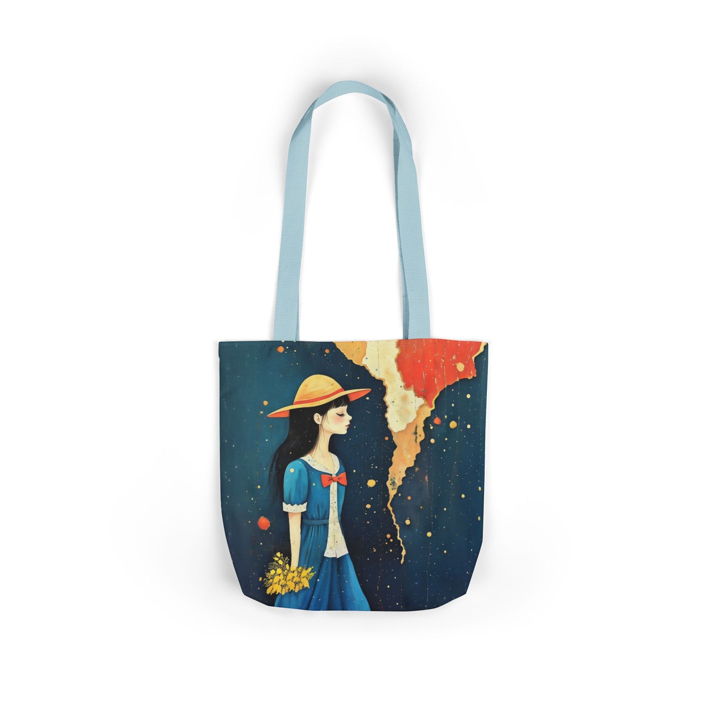 Colorful  travel -Inspired Canvas Tote Bag - Perfect for Beach Days, Eco-Friendly Shopping, and Summer Fun!