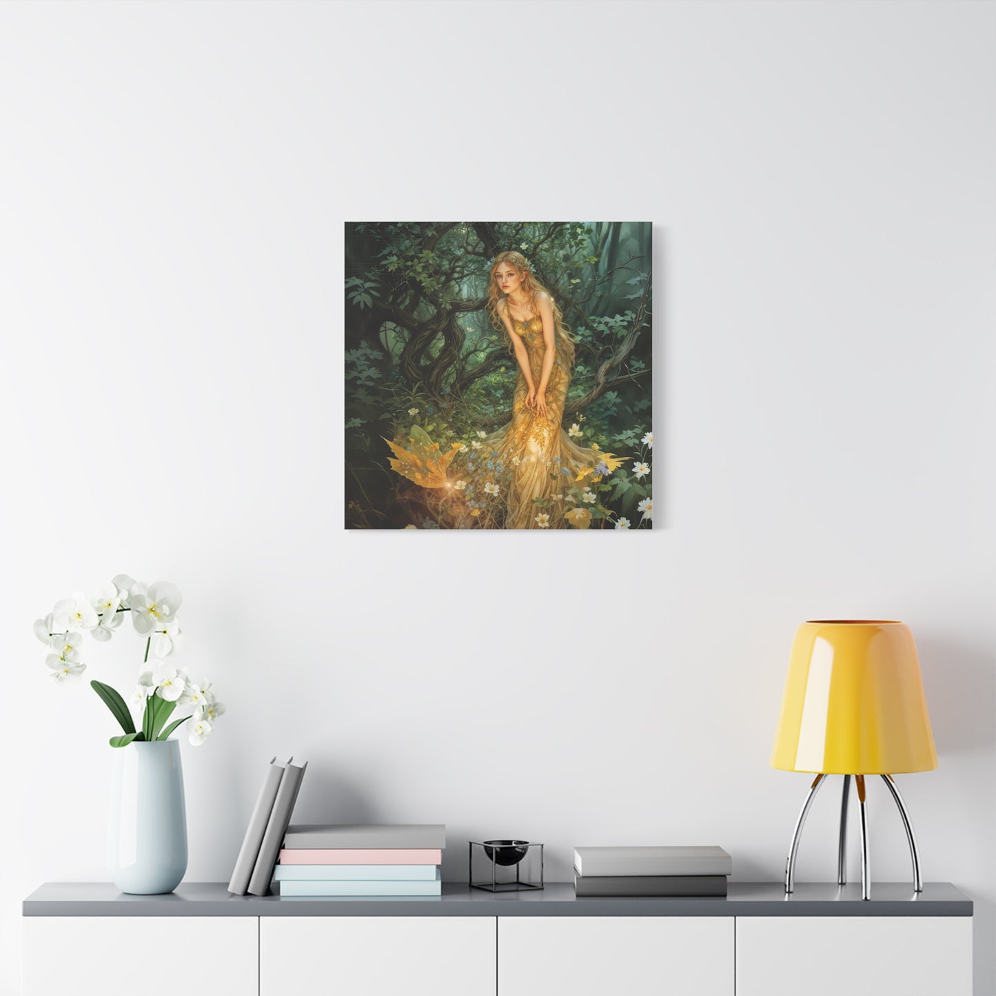Canvas Print - Mid-Summer's Eve Fairy Forest Art by Fairyhill Studio
