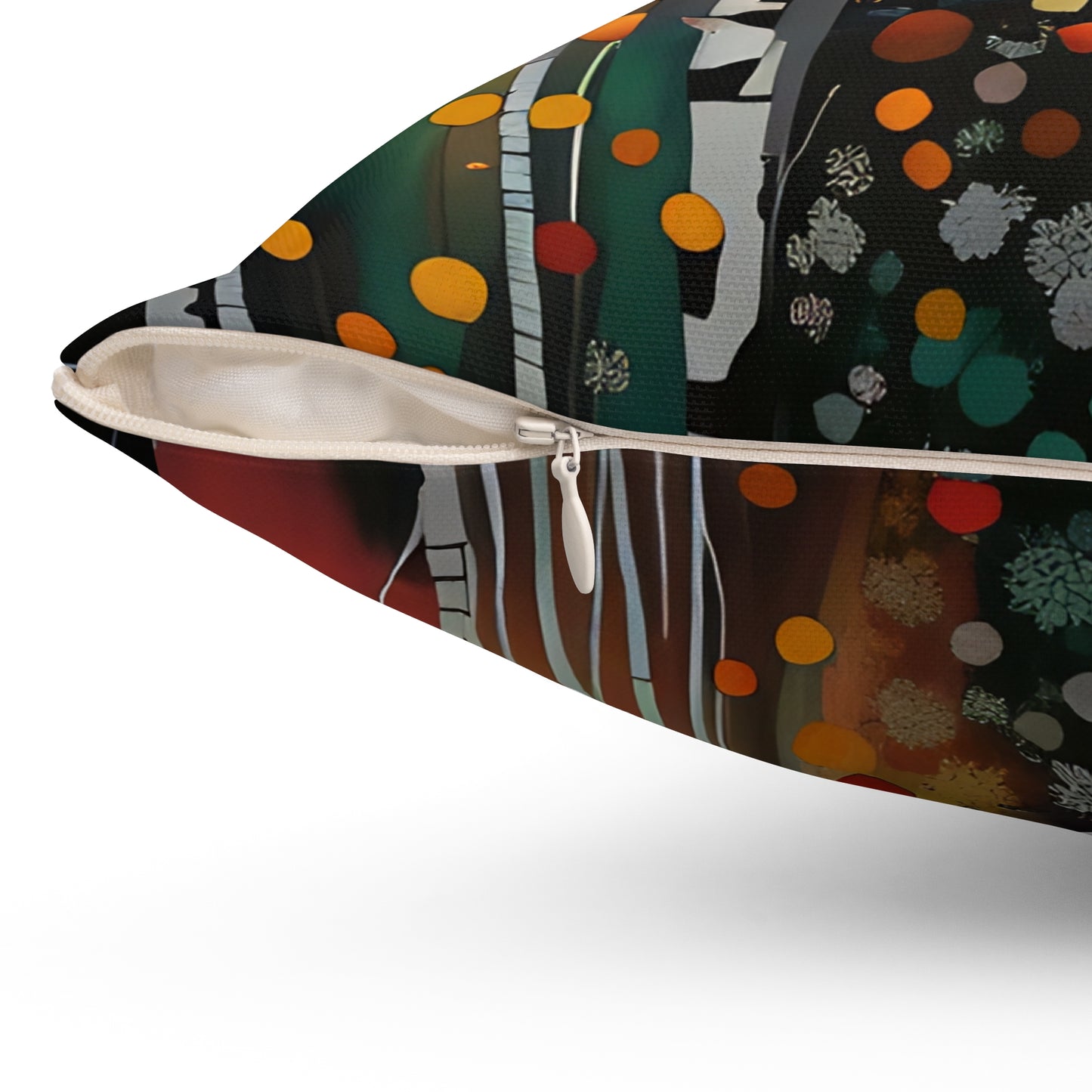 Spun Polyester Square buttefly Pillow
