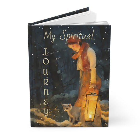 Hardcover Journal - Spiritual Rumi 'As you start to walk on the way, the way appears' Art by Fairyhill Studio