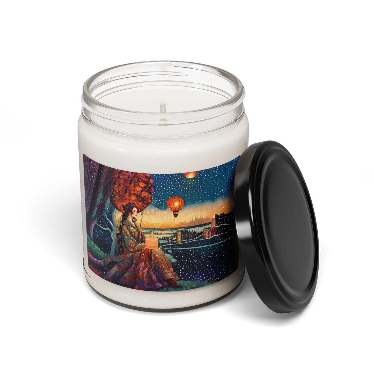 Floral Aromatic Soy Candle - 9oz | Hand-poured Scented Candle for Relaxation & Home Decor
