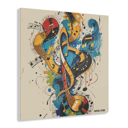 Art Acrylic Prints -Art of Music Notes