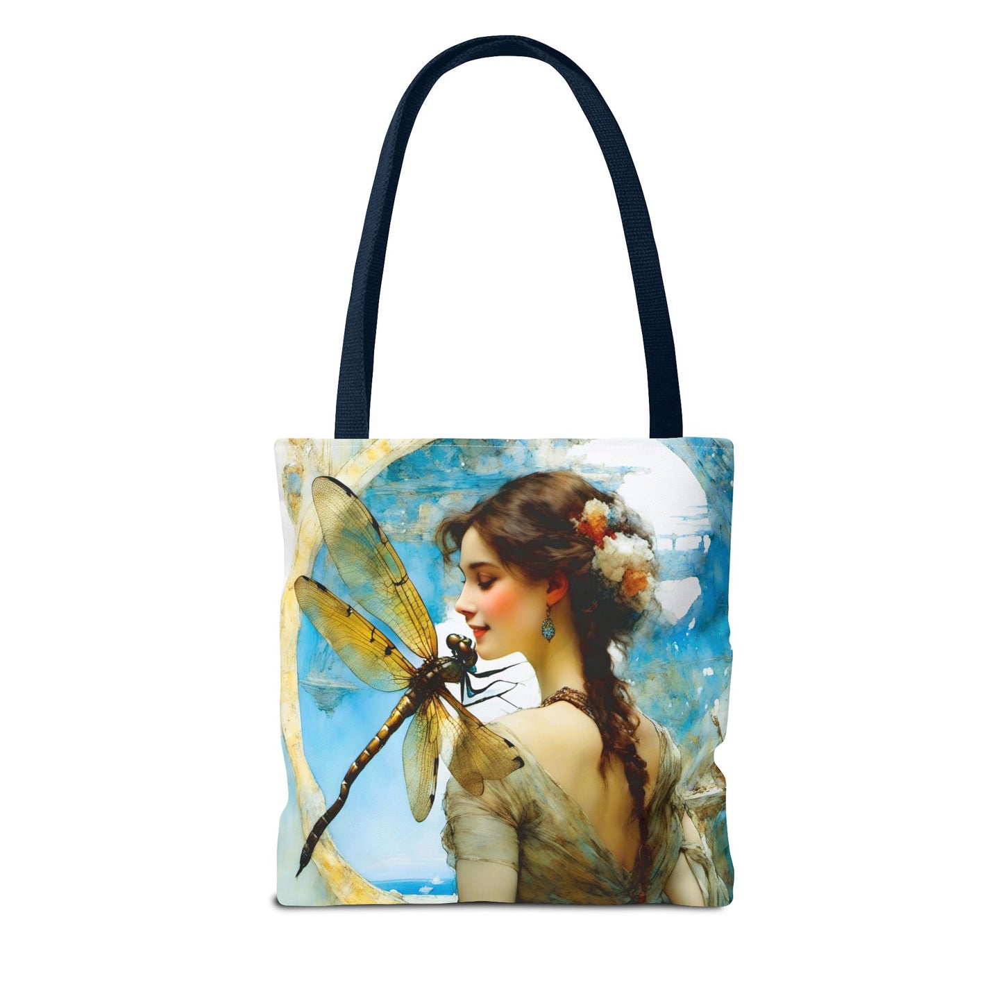 FairyHill Studio  Dragonfly whimsical Tote Bag (AOP)