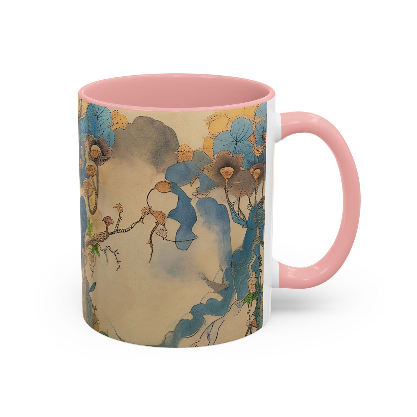 Mushroom Fairy Art-Themed Coffee Mug - 11 & 15oz Accent Mug for Fairy Lovers