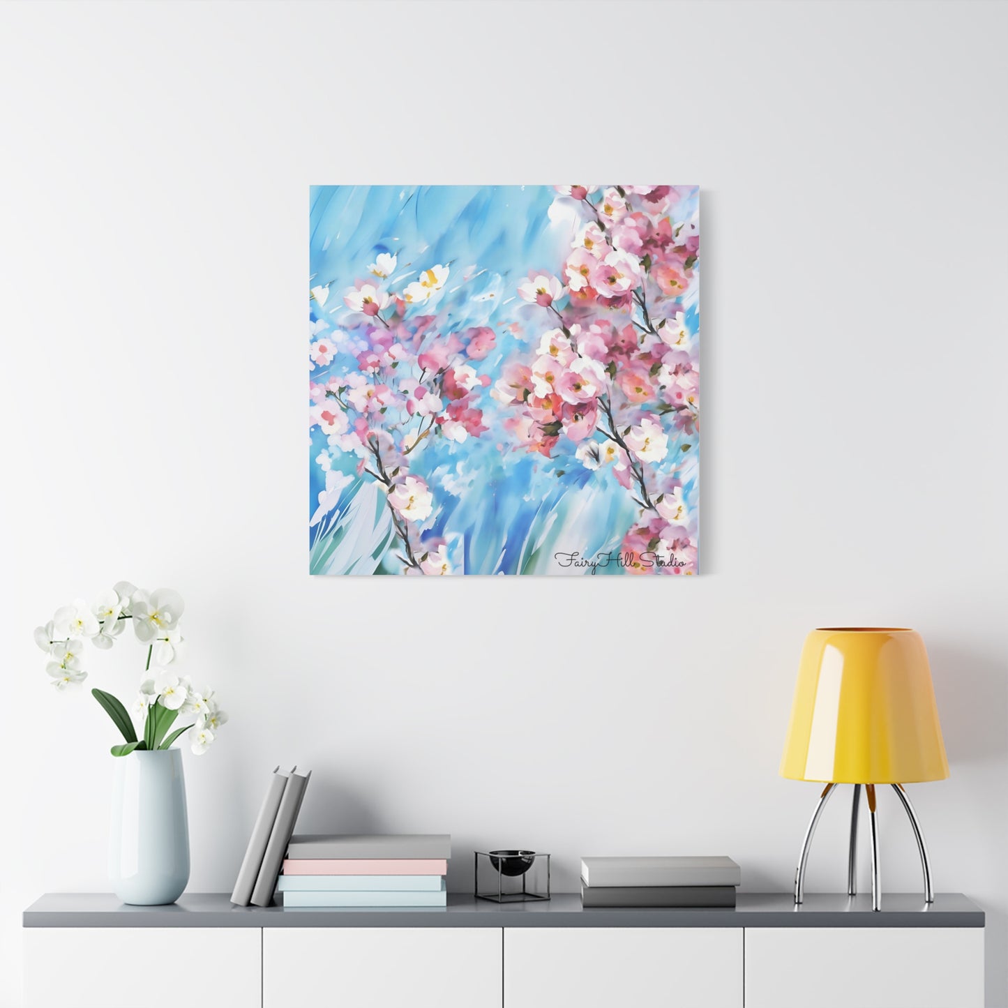 Canvas Wall Art - Floral Cherry Blossom