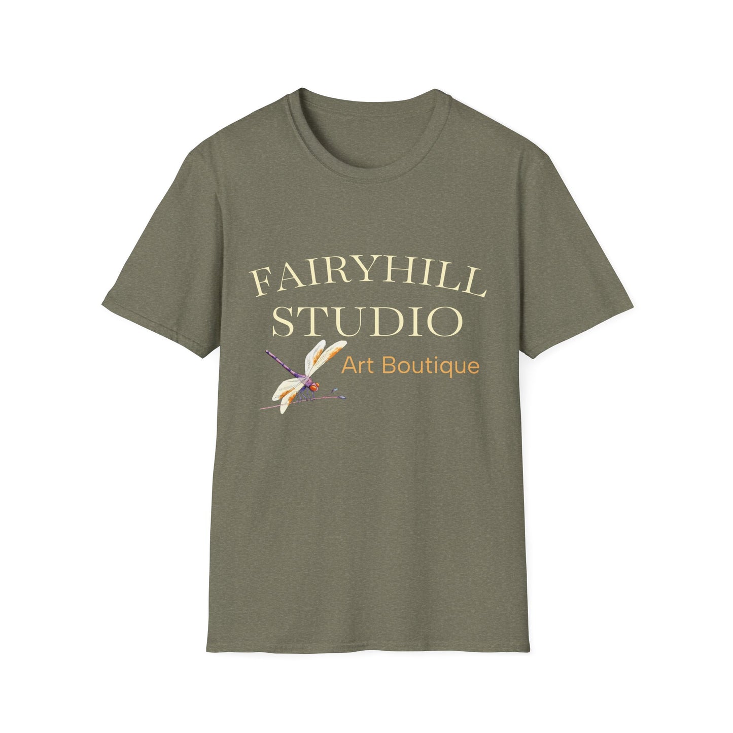 Unisex Softstyle T-Shirt with Retro Fairythili Design, Casual Wear, Graphic Tee, Gift Idea, Vintage Apparel