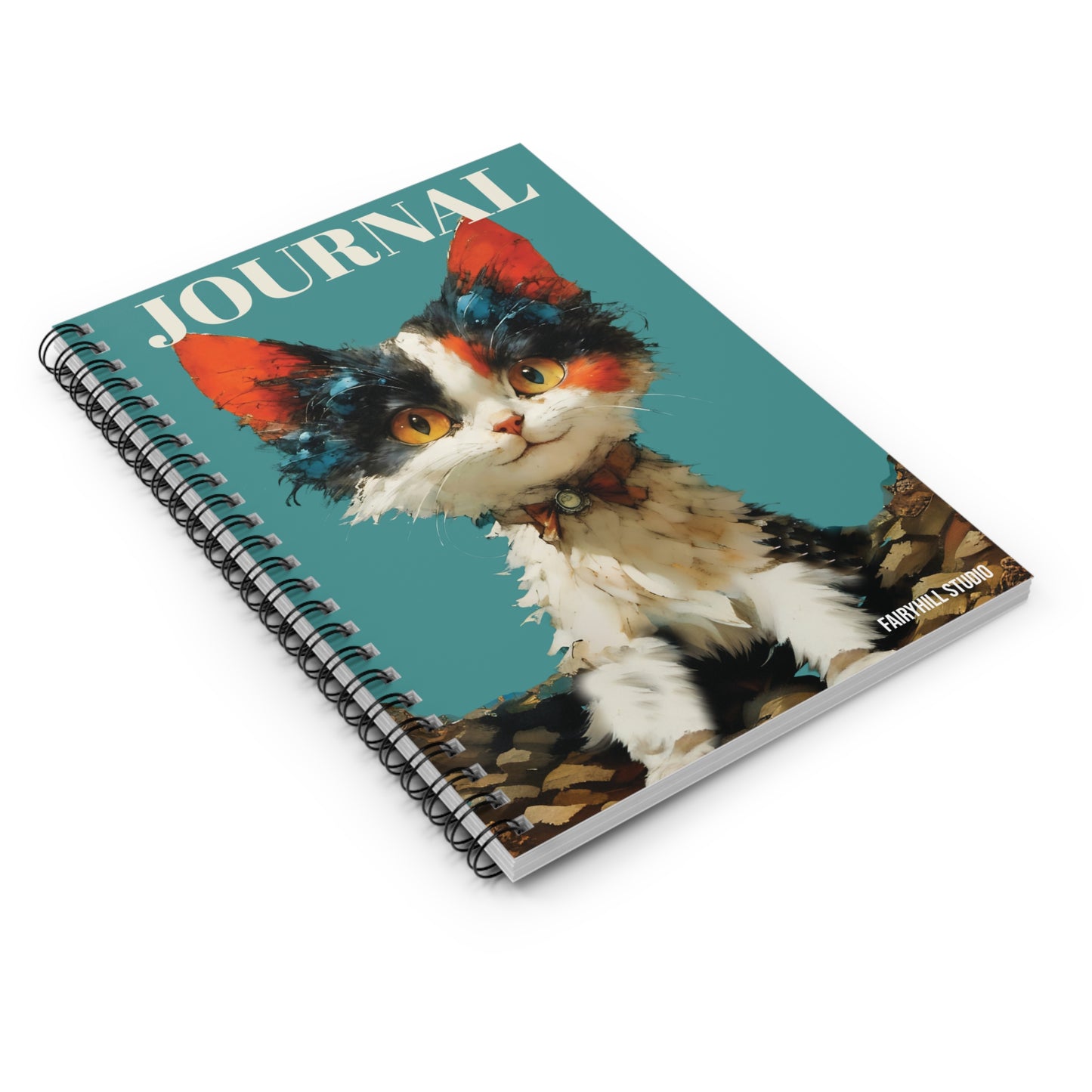 Cat Lover's Spiral Notebook - Ruled Line