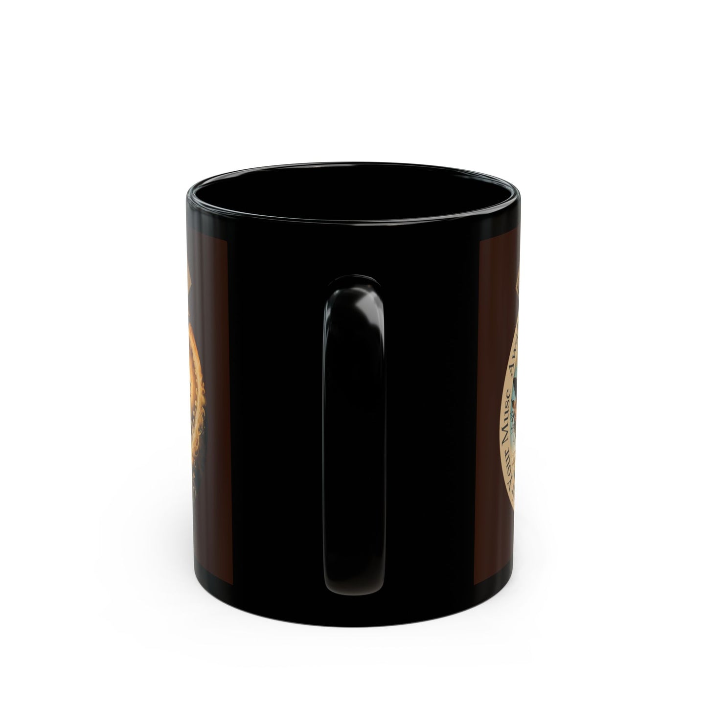 Coffee Mug - Fairy Hill Studio Stir Your Muse Awake Black Mug (11oz, 15oz)