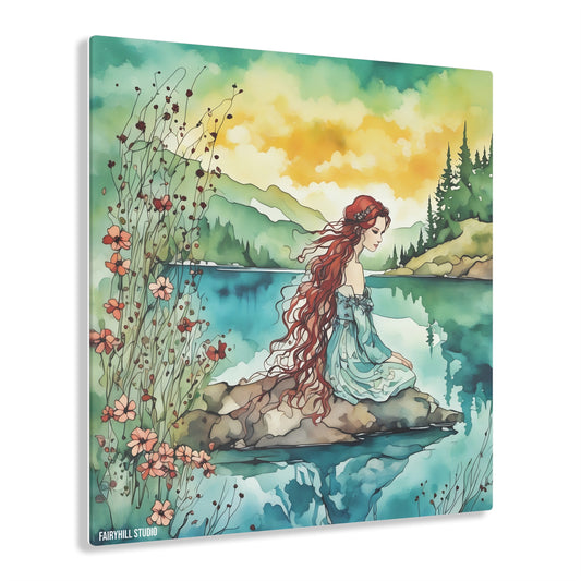 Acrylic Print - The Fairy of the Lake Inspirational Art