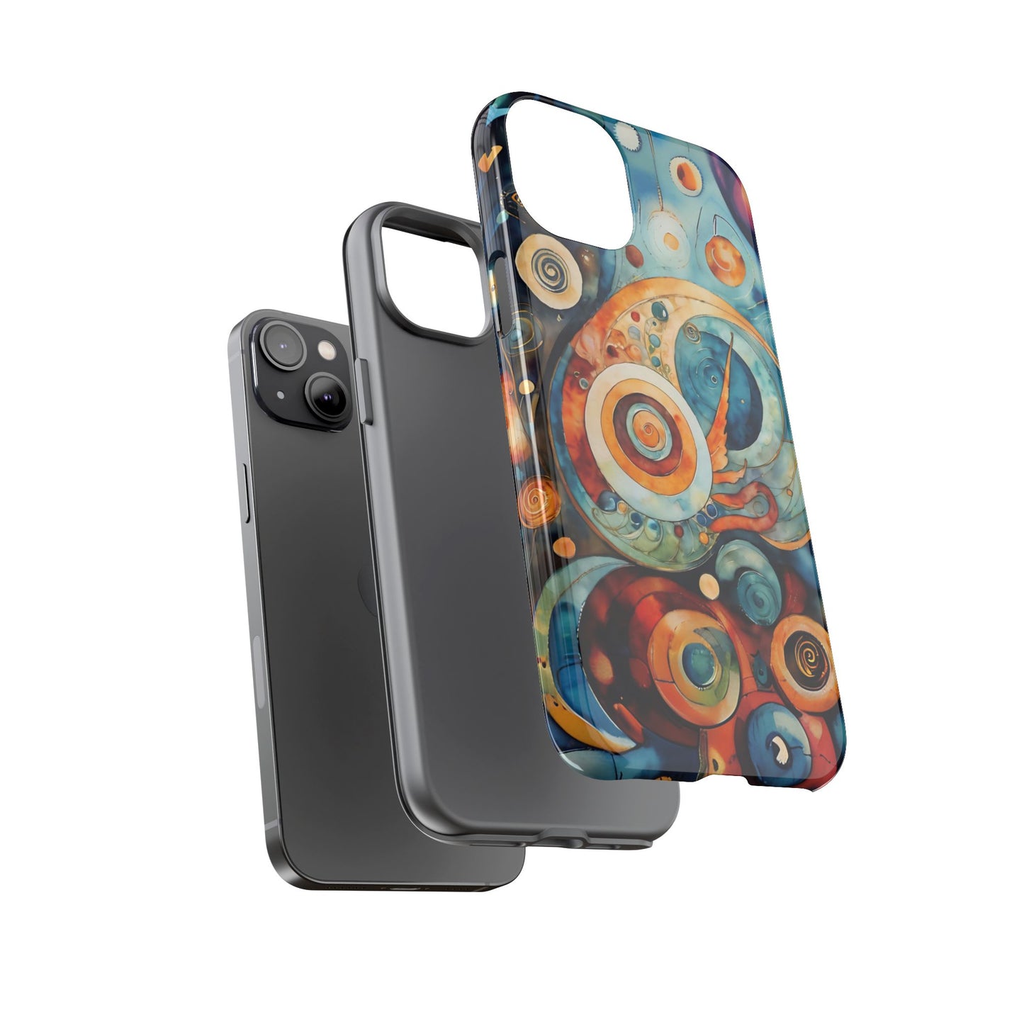 Phone Cases - Beautiful Abstract Circular Art Design