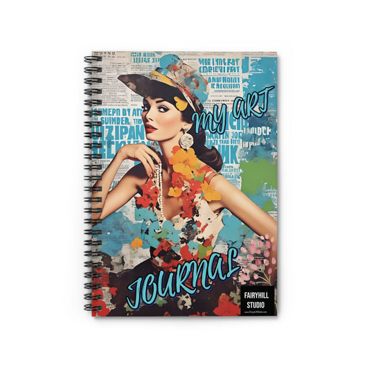 My Art Journal Spiral Notebook  - Ruled Line