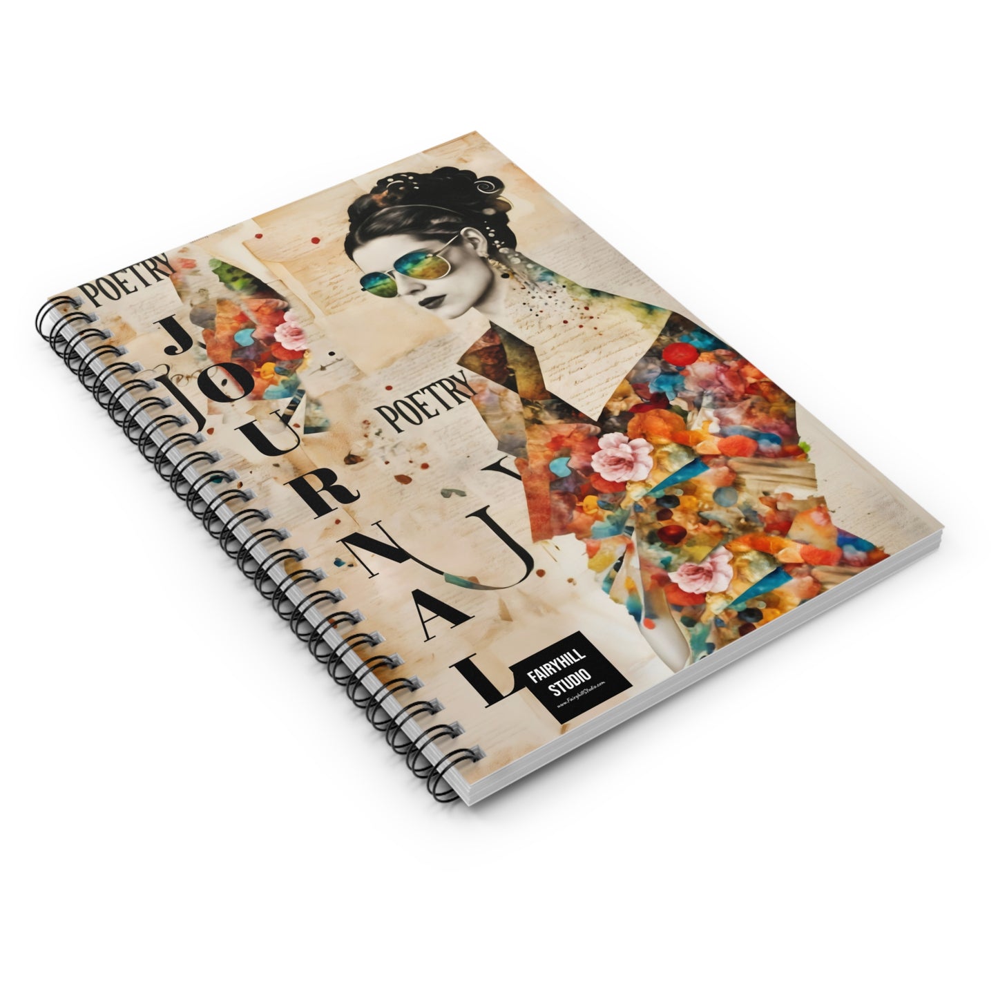 Fairy Hill Studio POETRY Journal Gift notebook -  Journal Notebook Gift