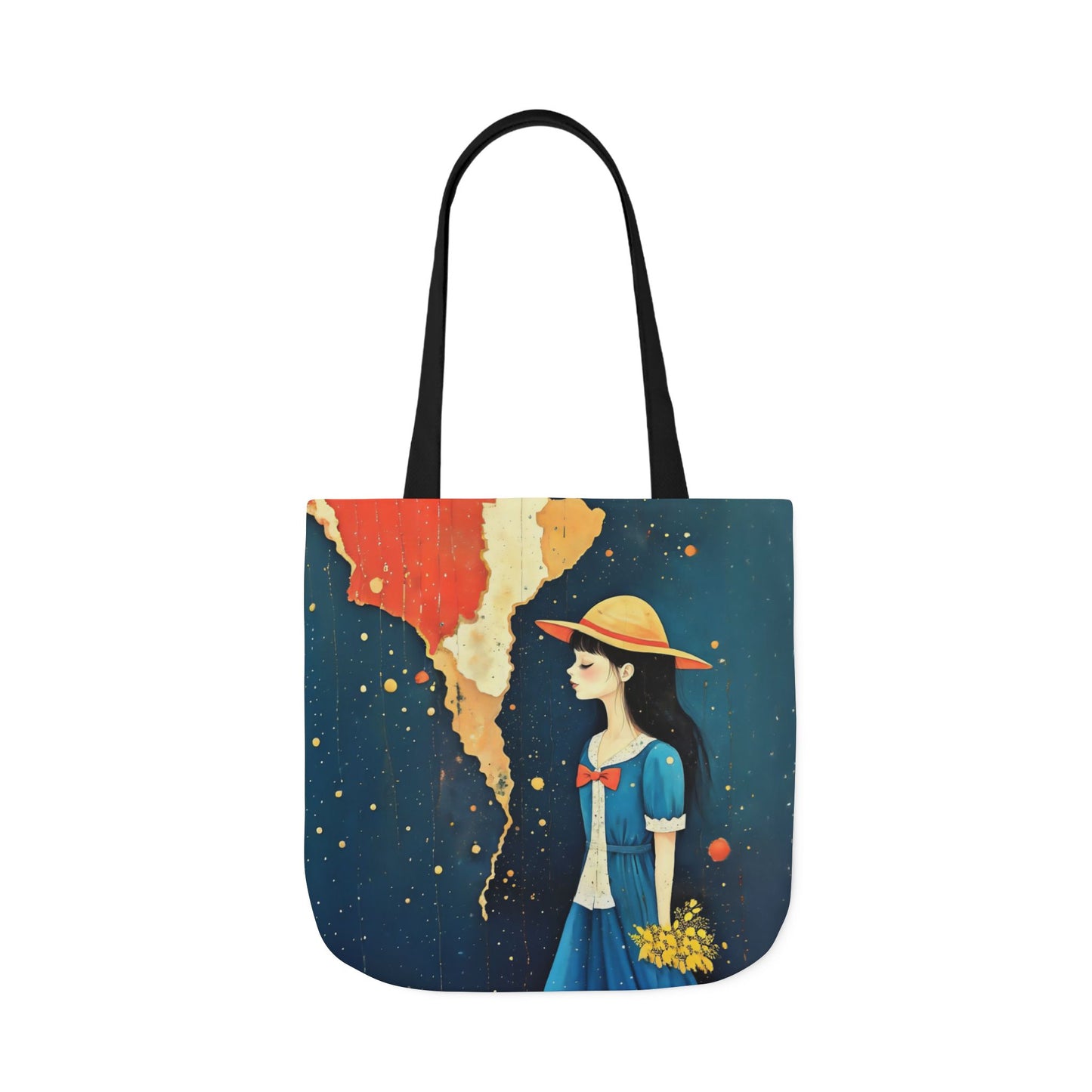 Colorful  travel -Inspired Canvas Tote Bag - Perfect for Beach Days, Eco-Friendly Shopping, and Summer Fun!