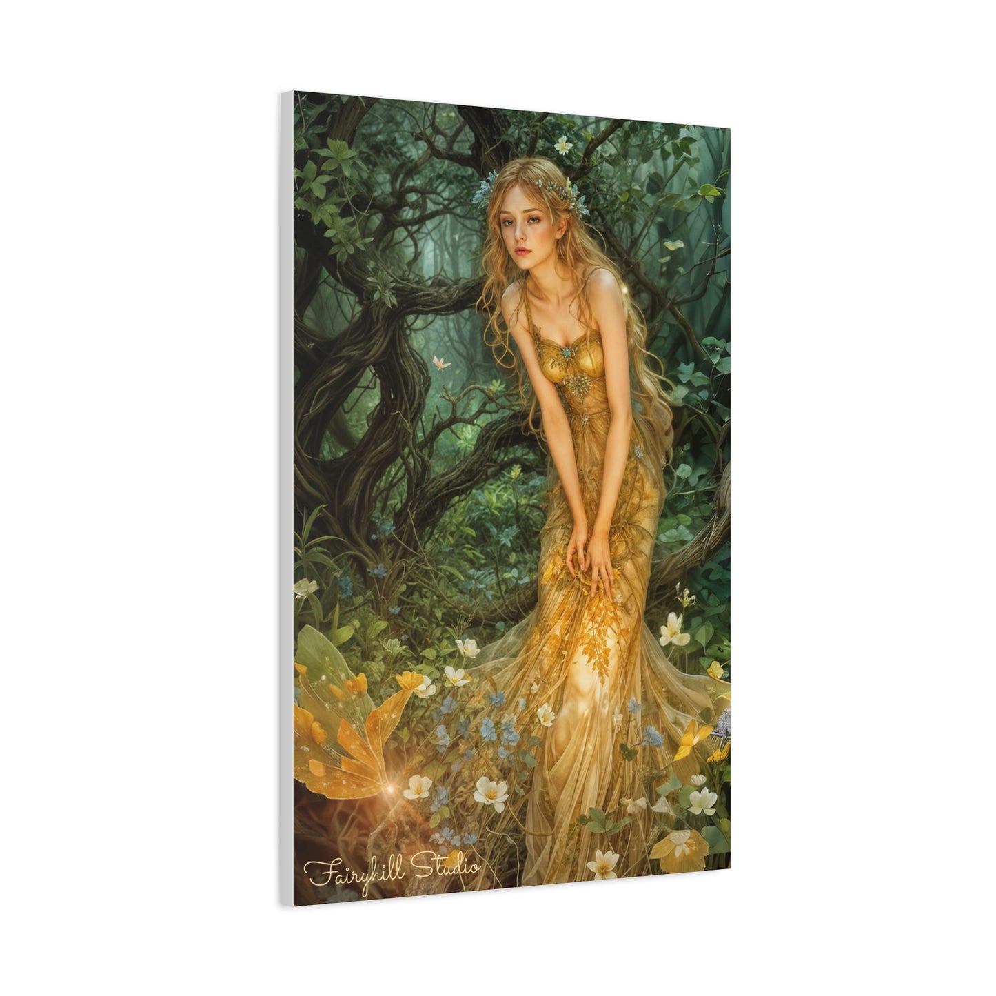 Canvas Print - Mid-Summer's Eve Fairy Forest Art by Fairyhill Studio