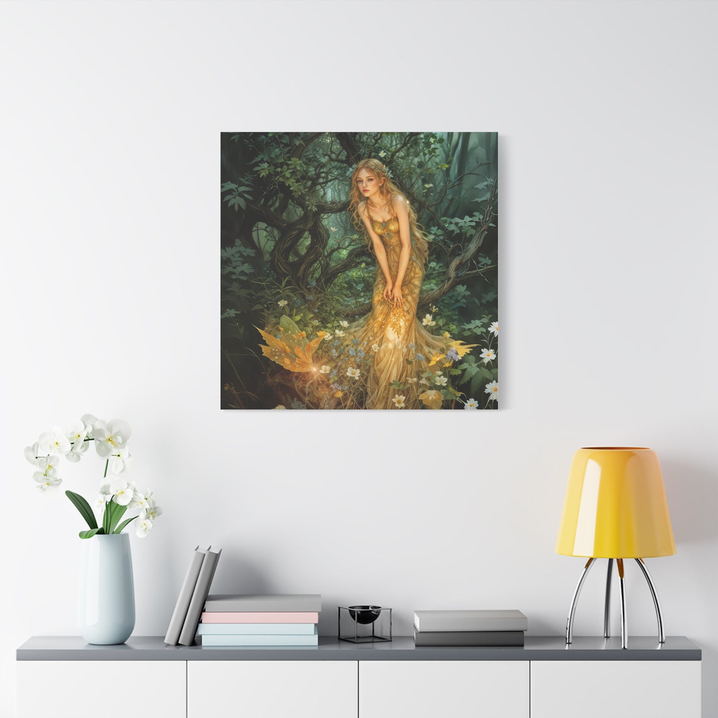 Canvas Print - Mid-Summer's Eve Fairy Forest Art by Fairyhill Studio