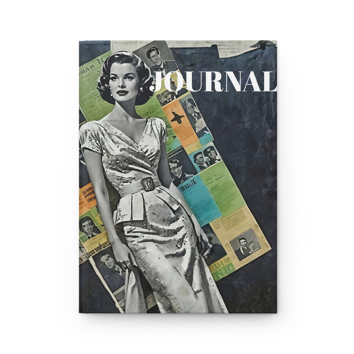 Hardcover Journal Matte - Vintage Hollywood Movie Star Art