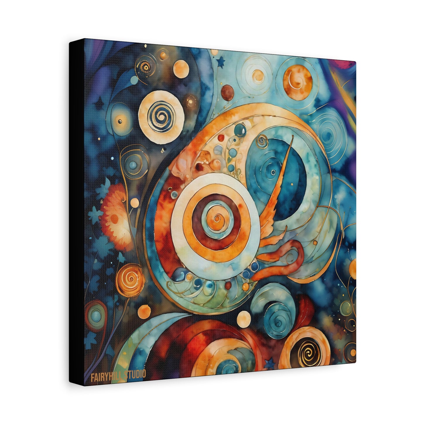 Canvas Wall Art - Abstract Colorful Circle
